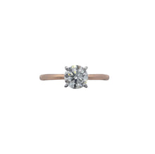 Load image into Gallery viewer, 18K White Gold 0.95ct Round Diamond Solitaire – GIA Certified
