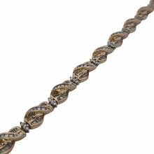Load image into Gallery viewer, 14K Two-Tone Link Bracelet Diamond Accents (Approx. 5.0ctw)