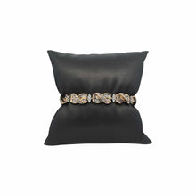 Load image into Gallery viewer, 14K Two-Tone Link Bracelet Diamond Accents (Approx. 5.0ctw)