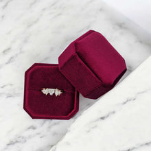 Load image into Gallery viewer, 14K Yellow Gold Heart-Shaped Diamond Solitaire with Marquise and Heart-Shaped Side Diamonds (Approx. 1.00ctw)