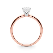 Load image into Gallery viewer, 14 Karat Solitaire Engagement Ring with Oval Diamond