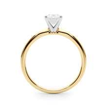 Load image into Gallery viewer, 14 Karat Solitaire Engagement Ring with Oval Diamond