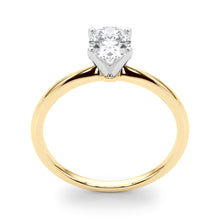 Load image into Gallery viewer, 14 Karat Solitaire Engagement Ring with Oval Diamond