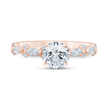 Load image into Gallery viewer, 14k Marquise Accented Engagement Ring