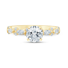 Load image into Gallery viewer, 14k Marquise Accented Engagement Ring