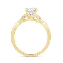 Load image into Gallery viewer, 14k Infinity Diamond Engagement Ring