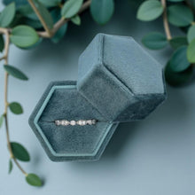 Load image into Gallery viewer, Platinum 0.50ctw Diamond Band with Alternating Round & Marquise Bezels – G/H, SI1-SI2