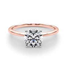 Load image into Gallery viewer, 14 Karat Solitaire Engagement Ring with Round Diamond
