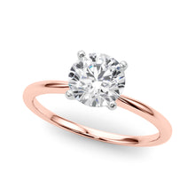 Load image into Gallery viewer, 14 Karat Solitaire Engagement Ring with Round Diamond