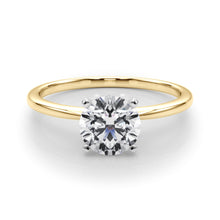 Load image into Gallery viewer, 14 Karat Solitaire Engagement Ring with Round Diamond