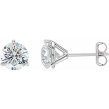 Load image into Gallery viewer, 14K 1 CTW Natural Diamond Stud Earrings
