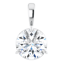 Load image into Gallery viewer, 14KW 1CTW Solitaire Necklace
