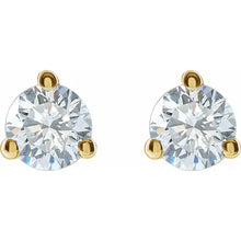 Load image into Gallery viewer, 14K White 3/4 CTW Natural Diamond Stud Earrings
