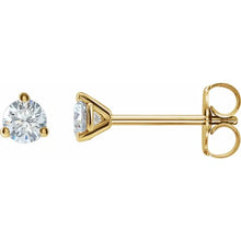 Load image into Gallery viewer, 14k White 1/4CTW Natural Diamond Studs
