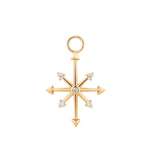 Load image into Gallery viewer, CANDIE | Diamond Octagram Star Earring Charm
