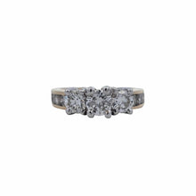 Load image into Gallery viewer, 14ky 3 Stone 1.50ctw Bridal/Anniversary Ring
