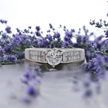Load image into Gallery viewer, 14KW .77ctw Engagement Ring
