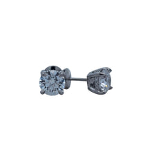 Load image into Gallery viewer, Platinum 2.56ct Lab-Grown Round Diamond Stud Earrings
