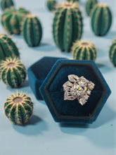 Load image into Gallery viewer, 14K Yellow Gold 2.77ctw Diamond Ring with Leaf Pattern Design
