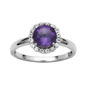 Amethyst Dazzle Ring