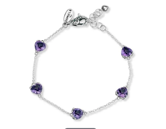 Amethyst Glow Bracelet