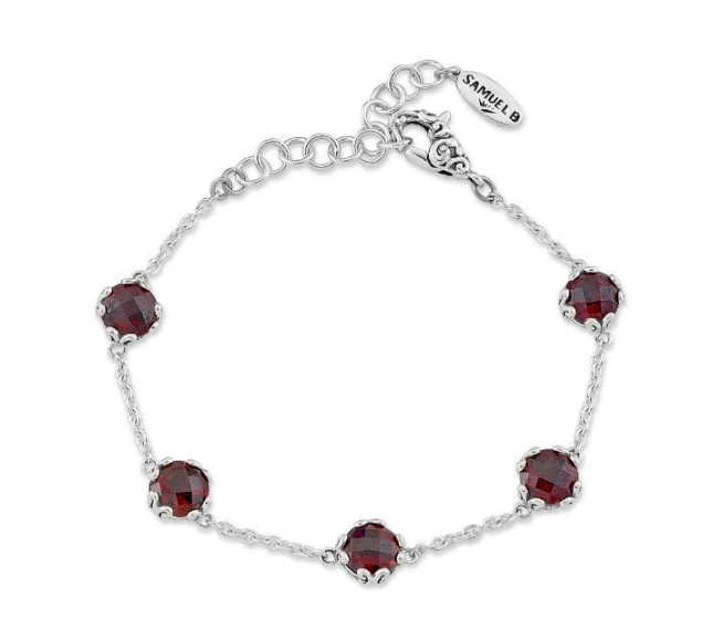 Garnet Glow Bracelet