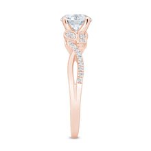 Load image into Gallery viewer, 14k Infinity Diamond Engagement Ring
