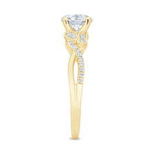Load image into Gallery viewer, 14k Infinity Diamond Engagement Ring
