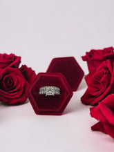 Load image into Gallery viewer, Platinum Princess Cut Diamond Wedding Set with 2.00ct Center &amp; Kite-Set Diamond Accents
