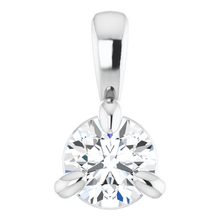 Load image into Gallery viewer, 14KW .10CTW Solitaire Necklace
