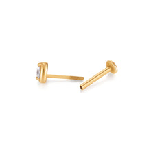 Load image into Gallery viewer, ALESSA | White Sapphire Triple Cluster Single Piercing Earring
