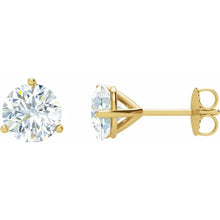 Load image into Gallery viewer, 14K 1 CTW Natural Diamond Stud Earrings
