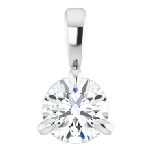 Load image into Gallery viewer, 14KW .25CTW Solitaire Necklace
