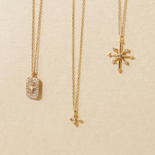 Load image into Gallery viewer, LIESE | Diamond 4-Pointed Cross Necklace

