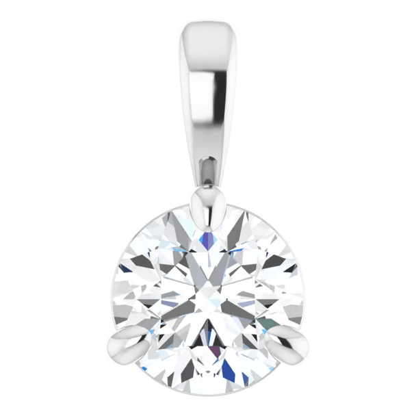 14KW .50CTW Solitaire Necklace