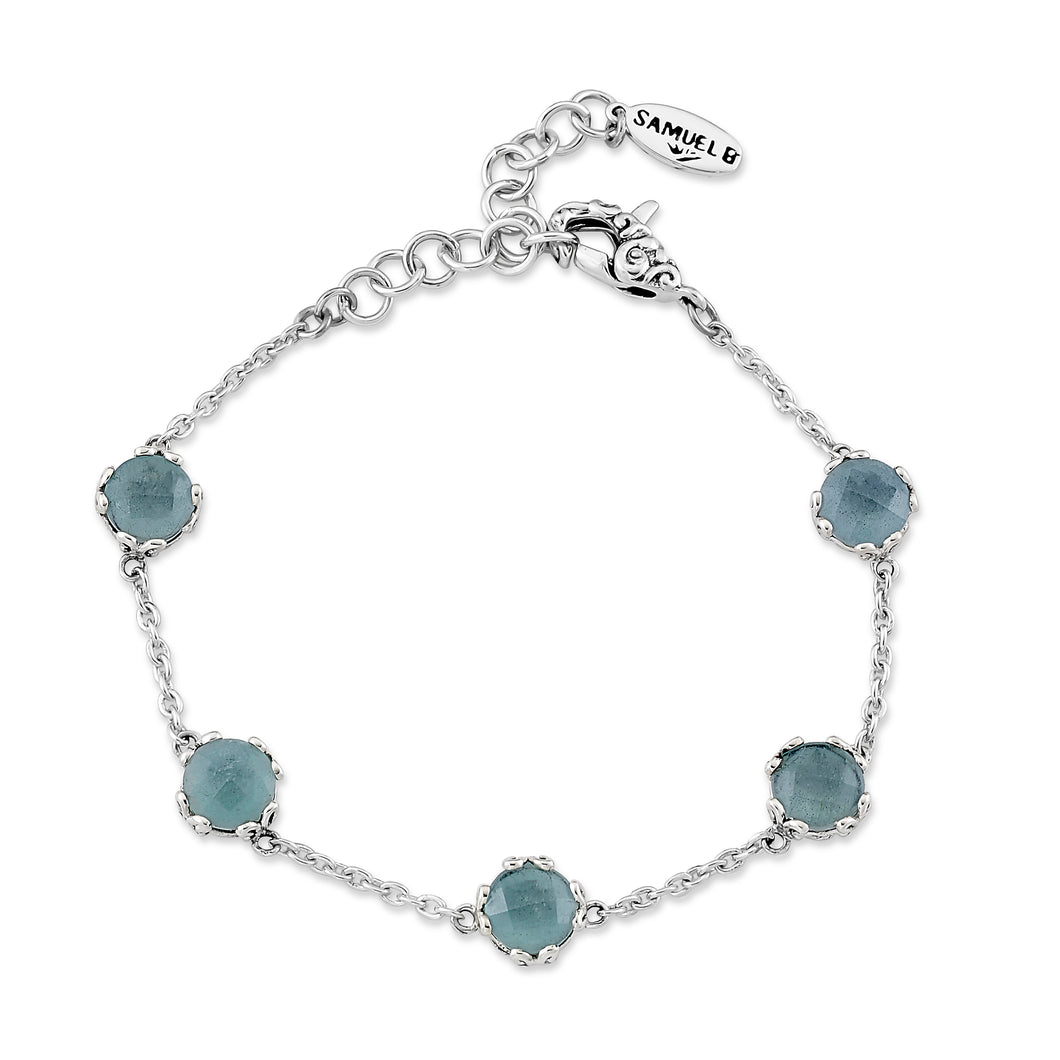 Glow Bracelet- Aquamarine