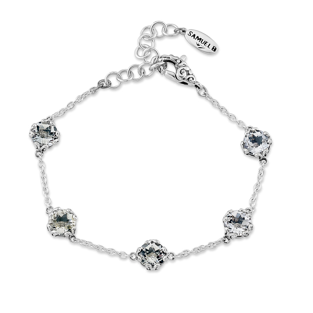 Glow Bracelet- White Topaz