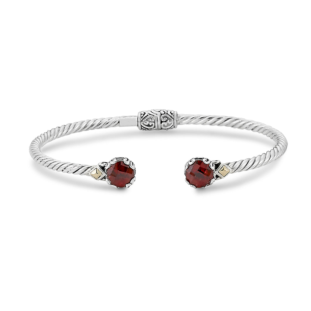 Glow Bangle- Garnet