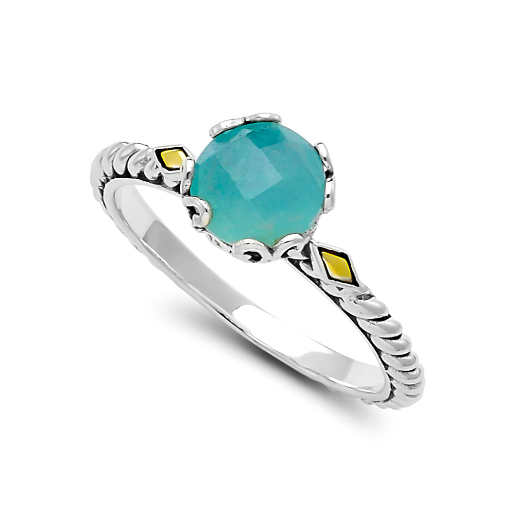 Glow Ring- Aquamarine