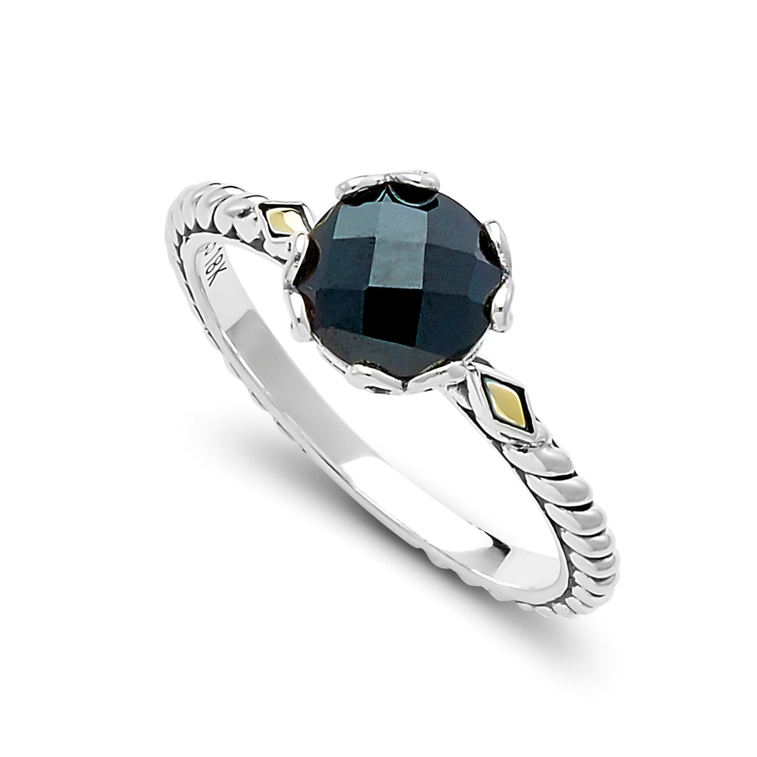Glow Ring - Black Spinel