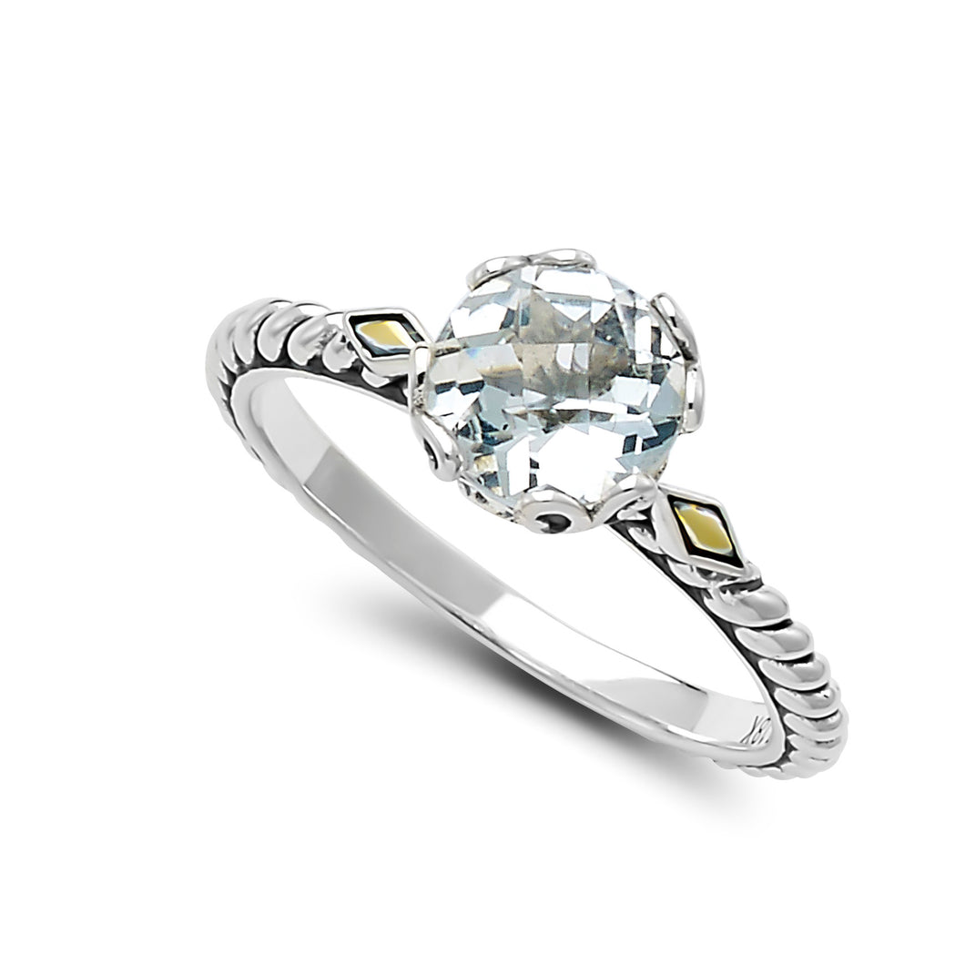 Glow Ring- White Topaz