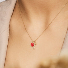 Load image into Gallery viewer, Dulcie | Tiny Candy Red Heart Pendant
