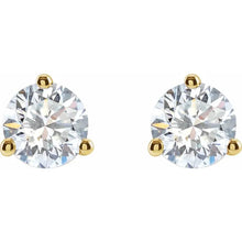 Load image into Gallery viewer, 14K 1 CTW Natural Diamond Stud Earrings
