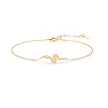 Load image into Gallery viewer, NEFERTITI | Diamond Snake Bracelet
