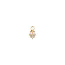 Load image into Gallery viewer, MIRIAM | Diamond Hamsa Earring Charm
