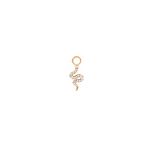 Load image into Gallery viewer, NEFERTITI | Diamond Snake Earring Charm
