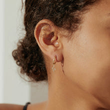 Load image into Gallery viewer, NEFERTITI | Diamond Snake Earring Charm
