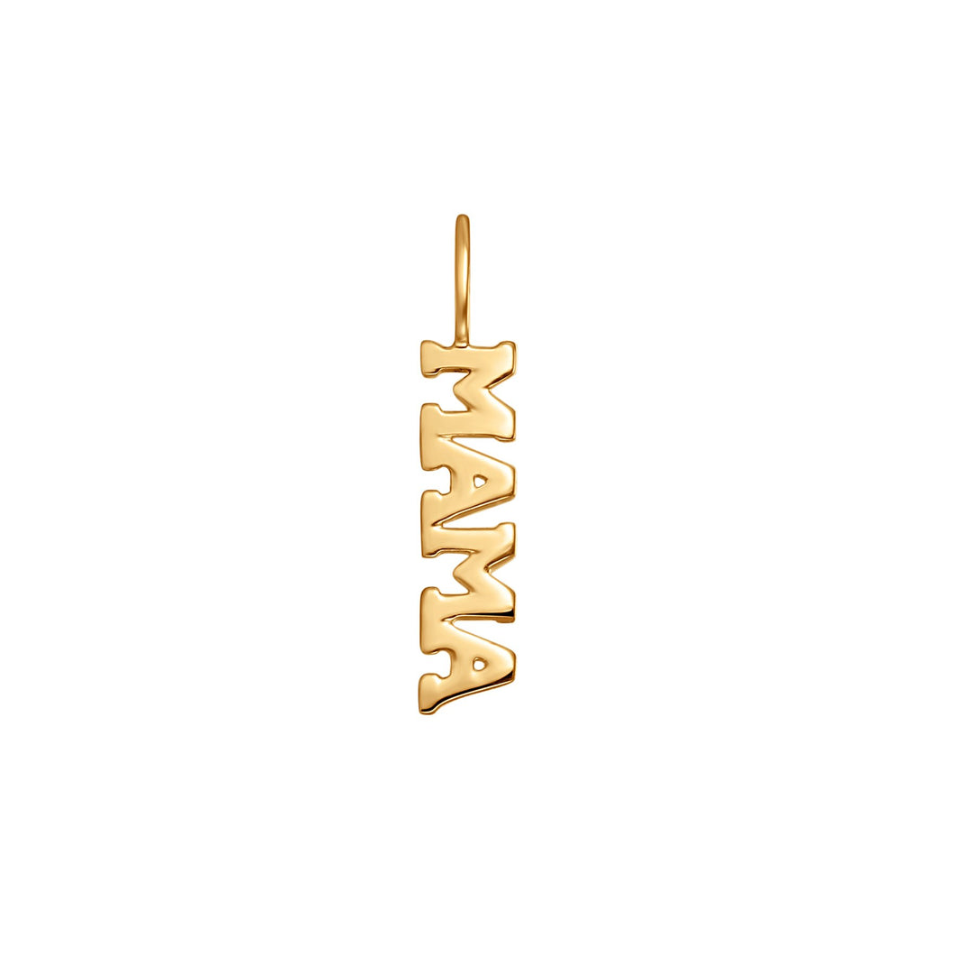 MAMA | Tiny Script Mama Pendant