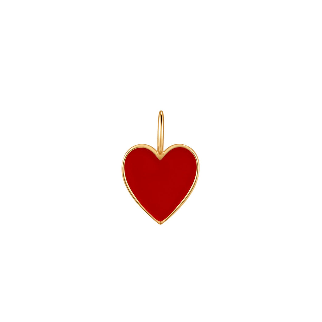 Dulcie | Tiny Candy Red Heart Pendant