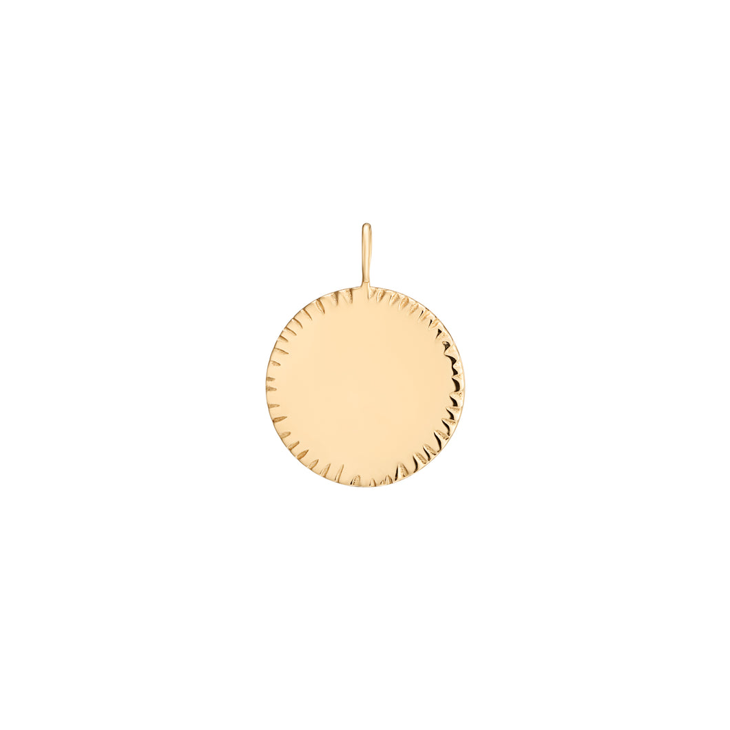 FAITH | Engravable Round Disk Charm